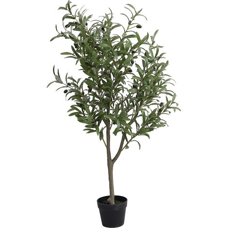 Olivier artificiel avec pot - H.120 x D.40 cm - HUESCA (1/4)