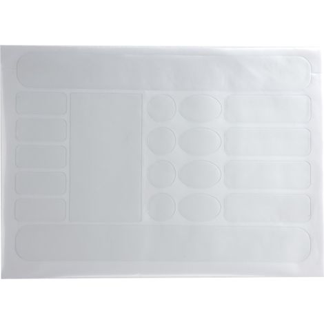 20 pegatinas protectoras, transparentes y de carbono, para cuadro y cadena de bicicleta y motocicleta. (1/5)
