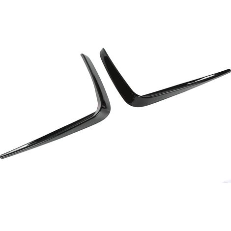 2 pièces Canards d'aération de pare-chocs avant gauche et droit, noir brillant, pour BMW Série 3 G20 G21 M Sport 2019-2022 (1/5)