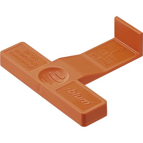 BLUM TIP-ON BLUMOTION Frontspalt-Lehre für TANDEMBOX, Kunststoff (1/2)
