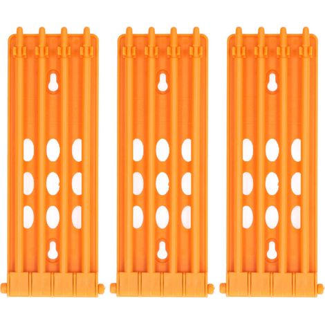 Atyhao 3 Pièces Pigeon Support Frame, Pigeon Leg Ring Holder Économisez de l'espace 4 Colonnes pour Pigeon Farm Jaune