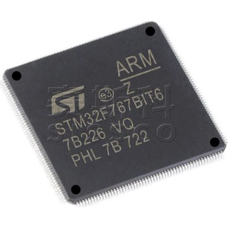 Elektronische Bauelemente STM32F767BIT6 und STM32F767IGT6, 5 elektronische Bauteile, 5 Stück.