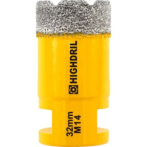 Foret Diamanté - 32MM M14 Scie Cloche Diamantée pour Porcelaine Carrelage Céramique Marbre Granit Quartz Pierre Maçonnerie Trépan Diamant Foret (1/5)