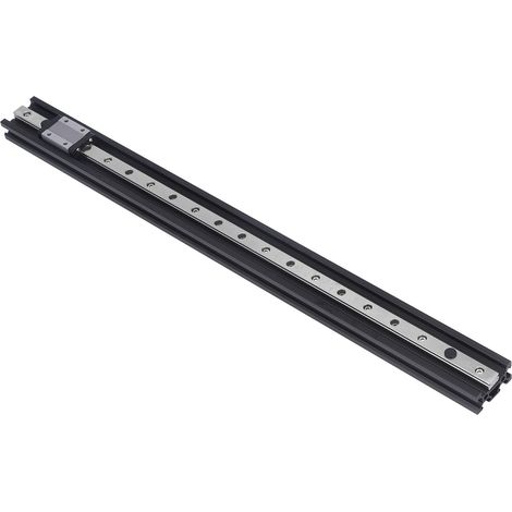 Profilé linéaire en aluminium noir 12H type V 2040 pour imprimante 3D et machine CNC (500 mm) (1/5)