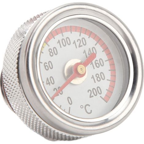 Indicatore di temperatura dell'olio motore M20 x 1,5 da 0 a 200 ℃, facile installazione, resistente, in metallo, per moto (1/5)