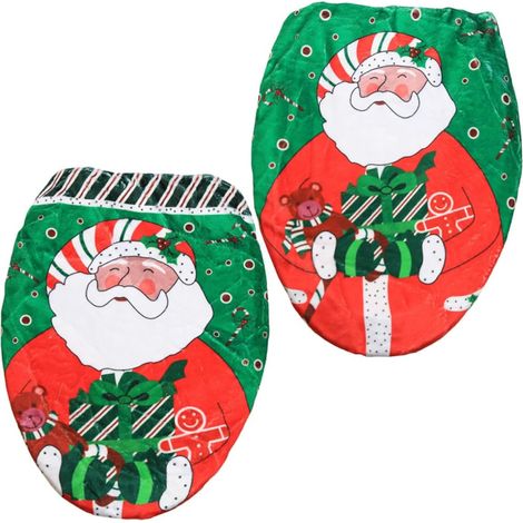 Stück WC Sitzbezüge für die weihnachtliche