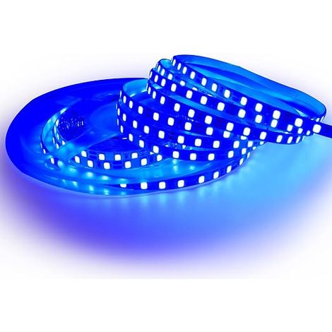 LED Strip Light 12 V, 5 mm Width, 5 m Blue 2835 IP20 120 LEDs/M, Total 600 LEDs LED Strip Light for Bedroom, Kitchen Decoration (1/5)