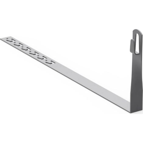 Fliesenhalter L-450mm H-150mm verzinkt verschraubt mit Haken 11.4/Z OG /91102602/