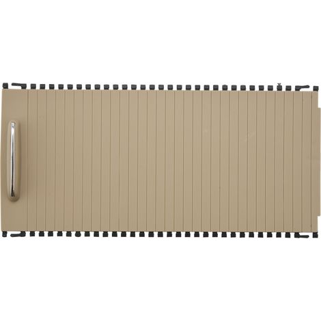 Copertura avvolgibile per console centrale interna adatta per Mercedes-Benz Classe C/E W204 S204 W212 S212, modello A0468076079051, beige.