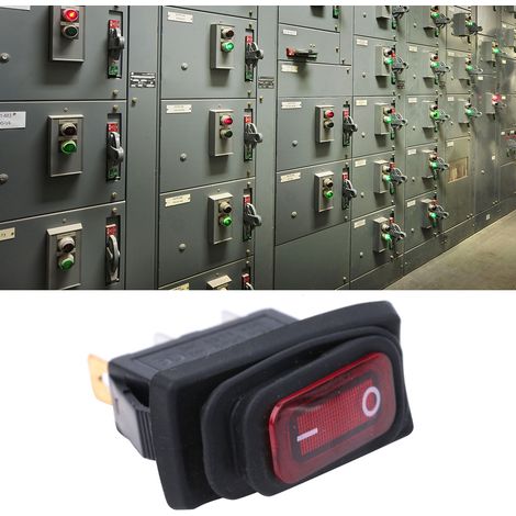 3 interrupteurs étanches, tripolaires, pour applications marines, marche/arrêt, 250 V CA/125 V CA, pour LightRed (1/5)