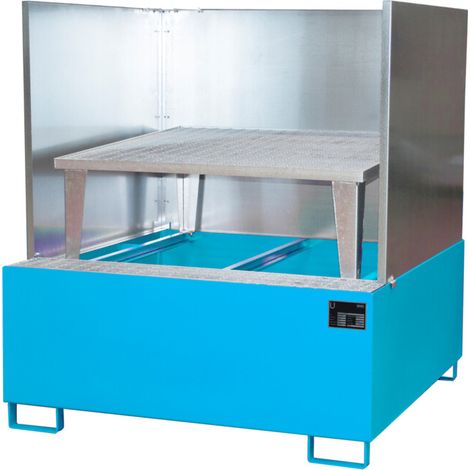 Bauer Südlohn Bac de récupération AWA 1000/SW, peint, bleu clair