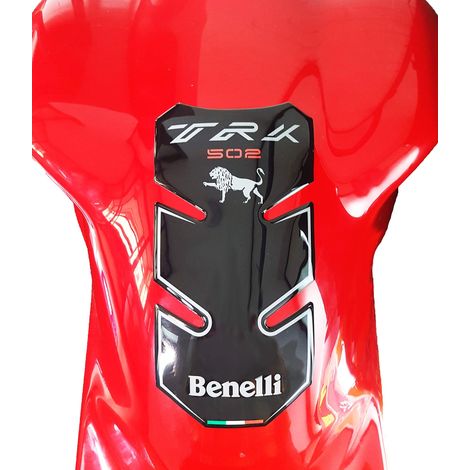 Protezione Serbatoio Adesivo 3D Moto Benelli TRK, Nero (1/3)