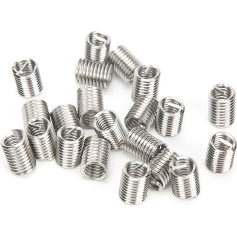 50 inserts de filetage 5/16-18x2D, douilles de réparation pour taraudage, protection de trou de vis, kit de 50 pièces, unités US (1/5)