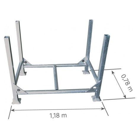 DUARIB - Rack de stockage standard - acier galvanisé