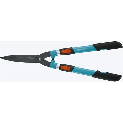Gardena – Cisaille à haie télescopique 700 T – Longueur 70-90 cm – Lame dentelée pour coupe nette – Revêtement anti-adhésif