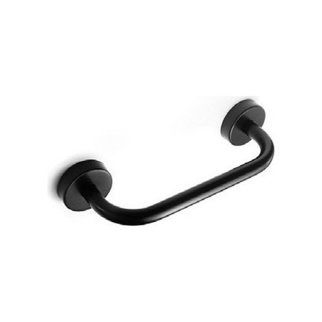Corrimano ausilio sicurezza bagno 35cm in acciaio inox nero opaco  MIRA-N kamalu