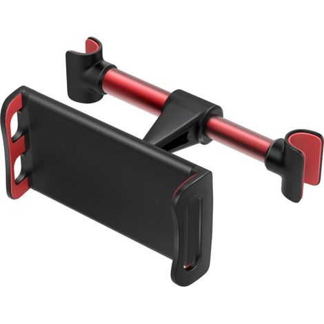 APEX Headrest Phone/Tablet Car Mount, Adjustable Tablet Holder for 4-11" Devices, Fit with iPhone 14 Plus/Pro Max/14, iPhone 13/13 pro Max/12, iPad Air 4/Mini 6 2021, iPad 9th 10.2, Galaxy S20, Red (1/5)