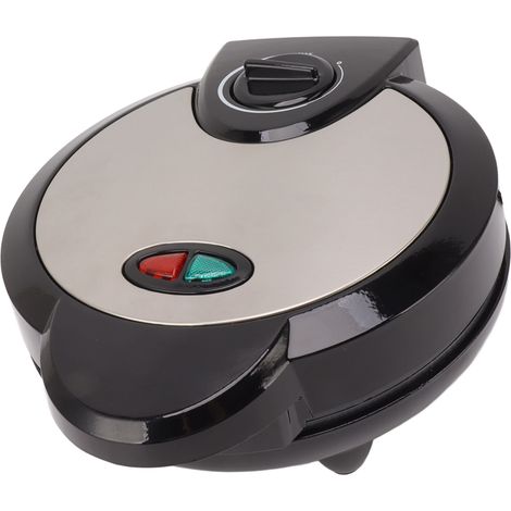 Gaufrier 1200 W, plaque de cuisson réversible double face, température réglable, revêtement antiadhésif, prise UE 220 V (1/5)
