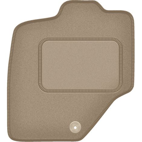 Tapis de sol conducteur en velours pour : Peugeot 3008 III PHEV (2024-) beige
