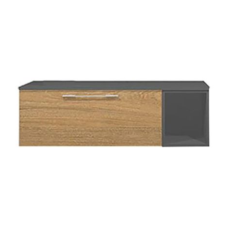 BASE MOBILE BAGNO L.120 CM MOD. A Rovere Mielato