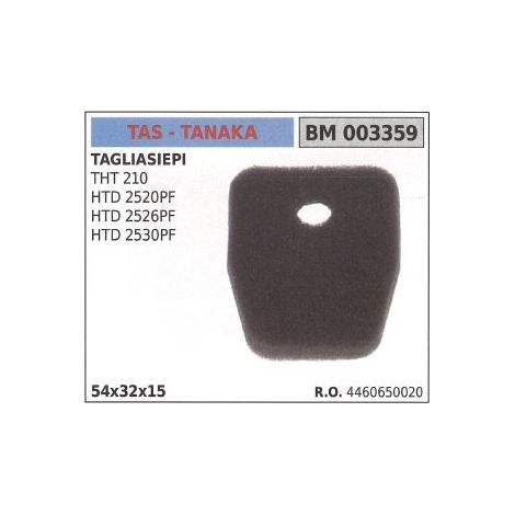 TAS-Luftfilter für Heckenschere THT 210 HTD 2520PF 2526PF 2530PF 003359