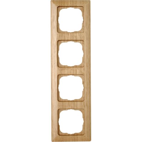 Kopp - MILANO – Abdeckrahmen 4-fach, Farbe: eiche - 306830062 (1/2)