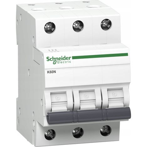 K60N Überstromschutzschalter C 10A 3P 3M 6KA ACTI 9 A9K02310