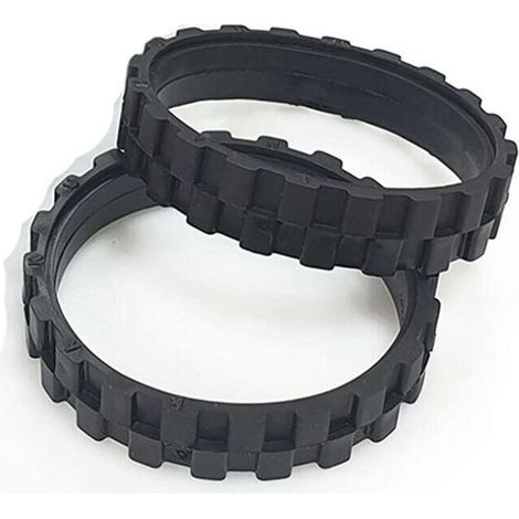 Pneus Roomba - Compatible Series 500 600 700 800 900 i7 e5 - Antidérapants Haute Adhérence - Pour Roues Latérales - Lot de 2 (1/5)