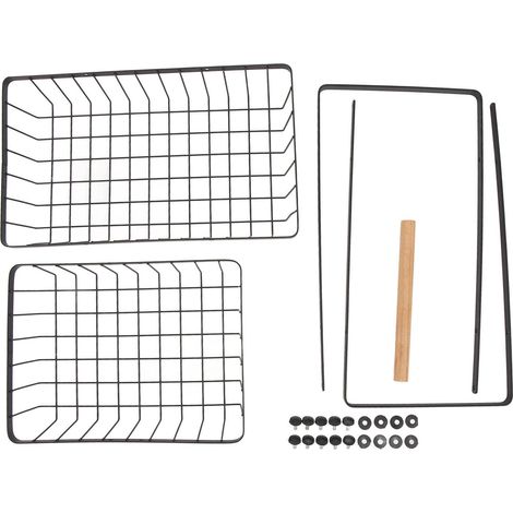 Panier à Fruits 2 Niveaux Démontable Multifonction pour Légumes et Pain (1/5)