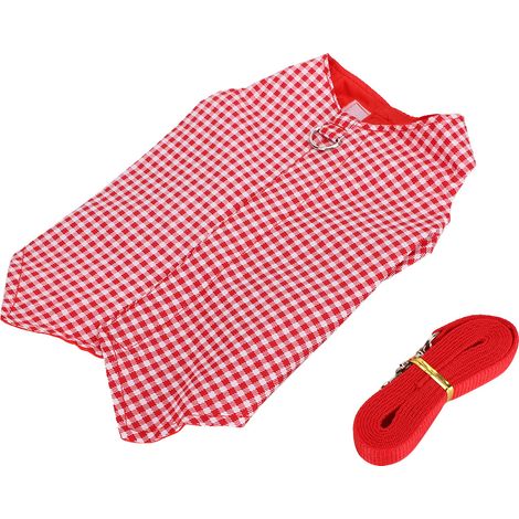 Vêtements pour petits animaux (lapins, chats), costume habillé avec harnais et corde. Accessoires pour animaux de compagnie. Taille M. (1/5)