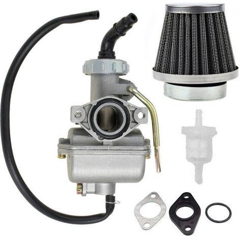 Motorcycle carburetor for Kazuma Baja 50cc 70cc 90cc 110cc 125cc Quad Go-kart, with air and fuel filter (1/4)