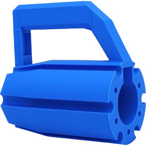 Support de rangement portable pour clubs de golf, avec emplacements individuels pour une visibilité optimale, style tee décoratif bleu. (1/5)