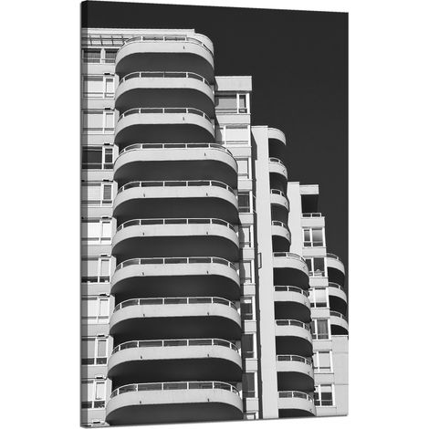 Leinwanddruck Architektur Gebäude Balkon 50x80