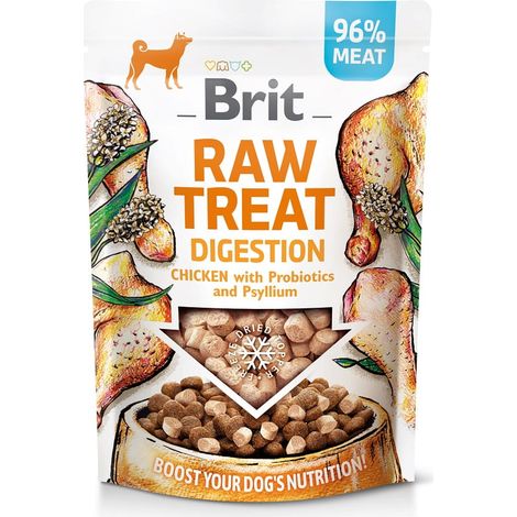Brit Raw Treat Verdauungshilfe, gefriergetrocknetes Hühnchen, 40 g (1/4)