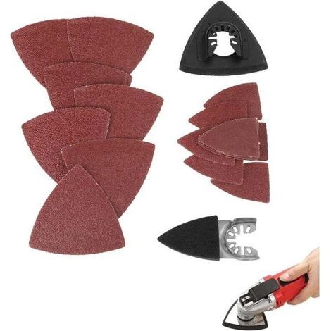 82pcs Oscillant Scie kit de Ponçage Oscillant Outil Multi Pad de Sable (1/5)