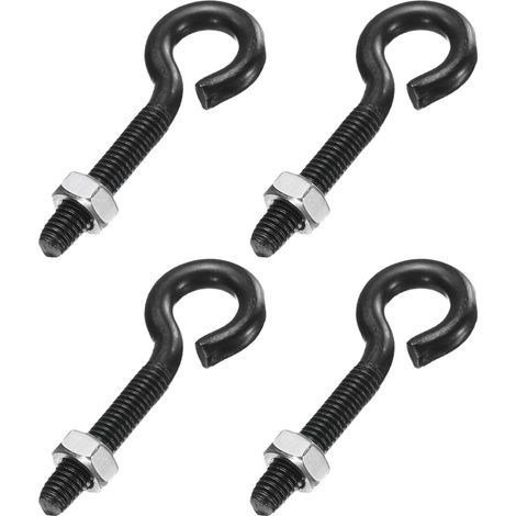 4 Pack Boulons À Oeil M6 x 35mm Boulon À Oeil Fileté Hooks (1/5)