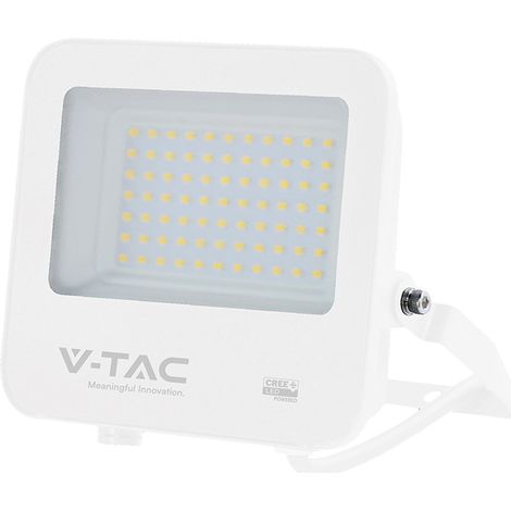 Projecteur LED Extérieur 50W 115lm/W CREE Chip Blanc V-TAC VT-4455 - 115 deg - Blanc neutre - 4000K (1/5)