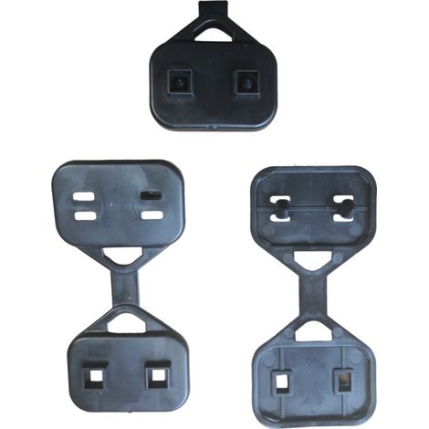 Clips color NERO per Telo Ombreggiante - blister da 100 pz