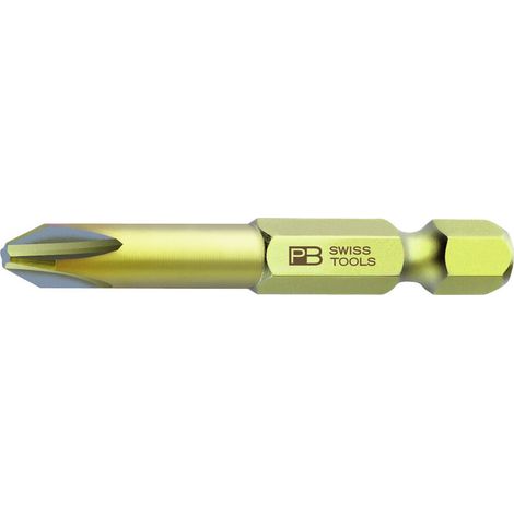 PB Swiss Tools Klinge, für Phillips, Schaft E 6,3, Kreuzschlitzgröße 3, 50 mm Länge (1/2)