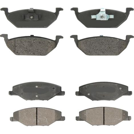 KIT PASTIGLIE FRENO ANTERIORI E POSTERIORI compatibile con SKODA OCTAVIA IV COMBI (NX5) / PASTIGLIE FRENANTI AUTO OEM P 85 126  P 85 182,P 85 189 / SOSTITUZIONE DIRETTA / BASSA POLVERE / SILENZIOSO