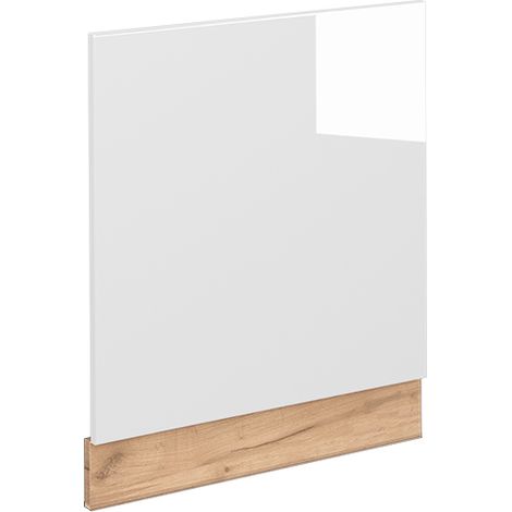 Façade Fame-Line, Blanc Haute brillance, 60 cm sans plan de travail, Vicco