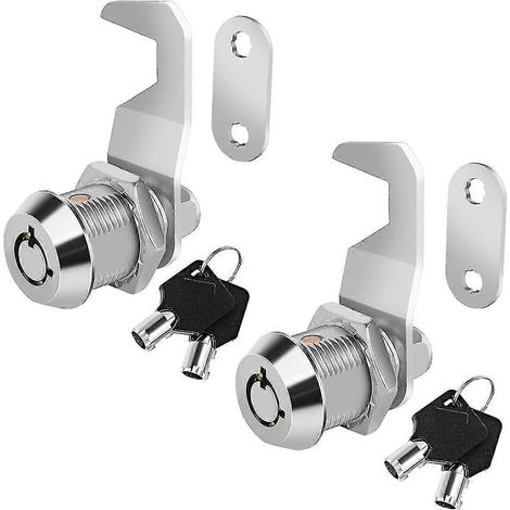 Cadenas à clé pour boîte à outils, verrou à came de 5/8 po pour armoire, clés identiques, cadenas pour boîte à outils de rangement de camping-car (1/5)