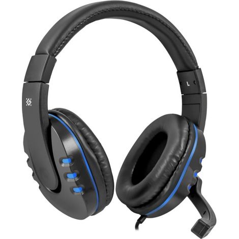 Defender WARHEAD G-160 Gaming-Kopfhörer mit Mikrofon, Schwarz und Blau + GAME