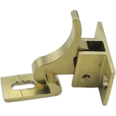 Verrou porte angle droit 90 degrés - 2 Pièces Boulons de verrouillage boucle barillet à verrou coulissant avec vis pour portes toilette et fenêtres, matériel tous les types intérieures