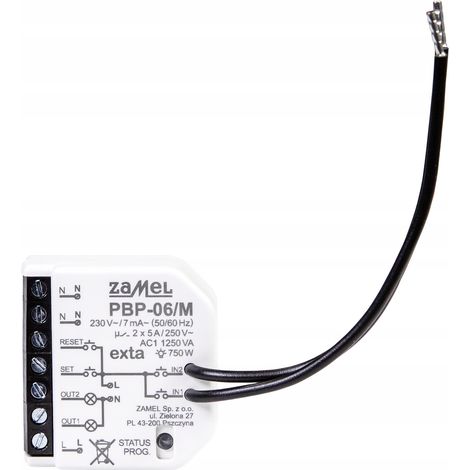 ExtaRelais bistable miniaturisé - 230V AC - 2 canaux - Compact et fonctionnel - Idéal automatisation (1/5)
