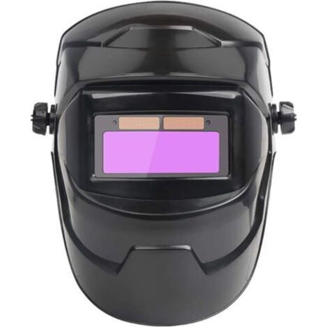 Casque de soudage à obscurcissement automatique, réglable, à énergie solaire, avec capteur haute sensibilité, adapté à la protection professionnelle (1/4)