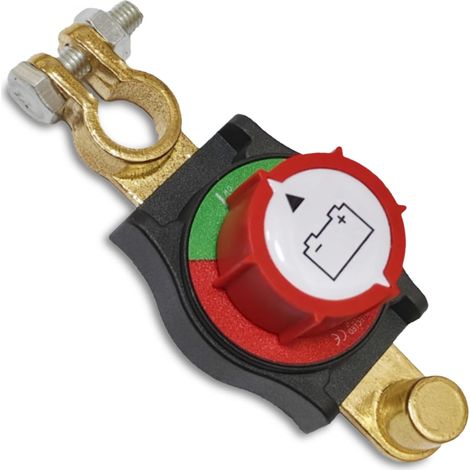 Batterieklemmenschalter, 12–48-V-Autobatterie-Trennschalter, Batterietrennschalter, Batterietrennschalter, für Auto, Fahrzeug, Wohnmobil und Boot (1/5)