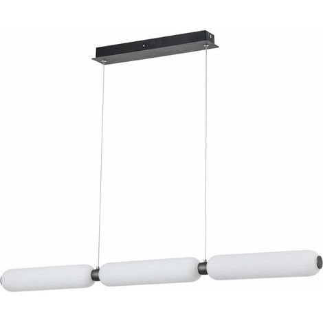 Suspension LED Catkin noire horizontale 8W Reality (1/3)