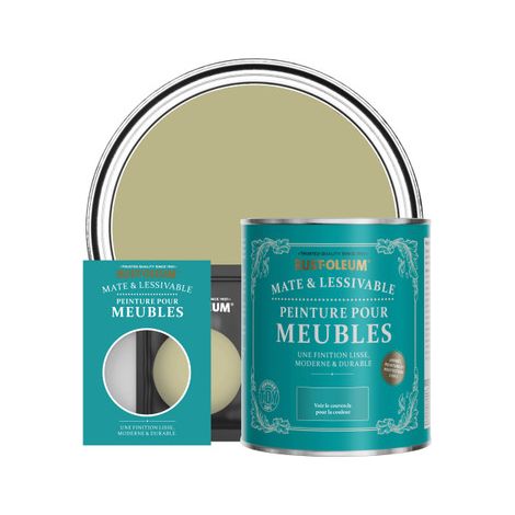 Peinture pour Meubles Mate & Lessivable - Vert Sauge (1/3)