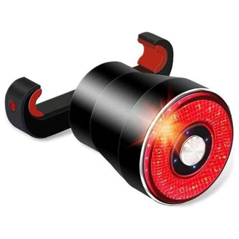 Feu Arrière pour Vélo,Feu Arrière LED étanche,Feu Arrière de Chargement USB,Témoin D'avertissement de Vélo Arrière (1/4)